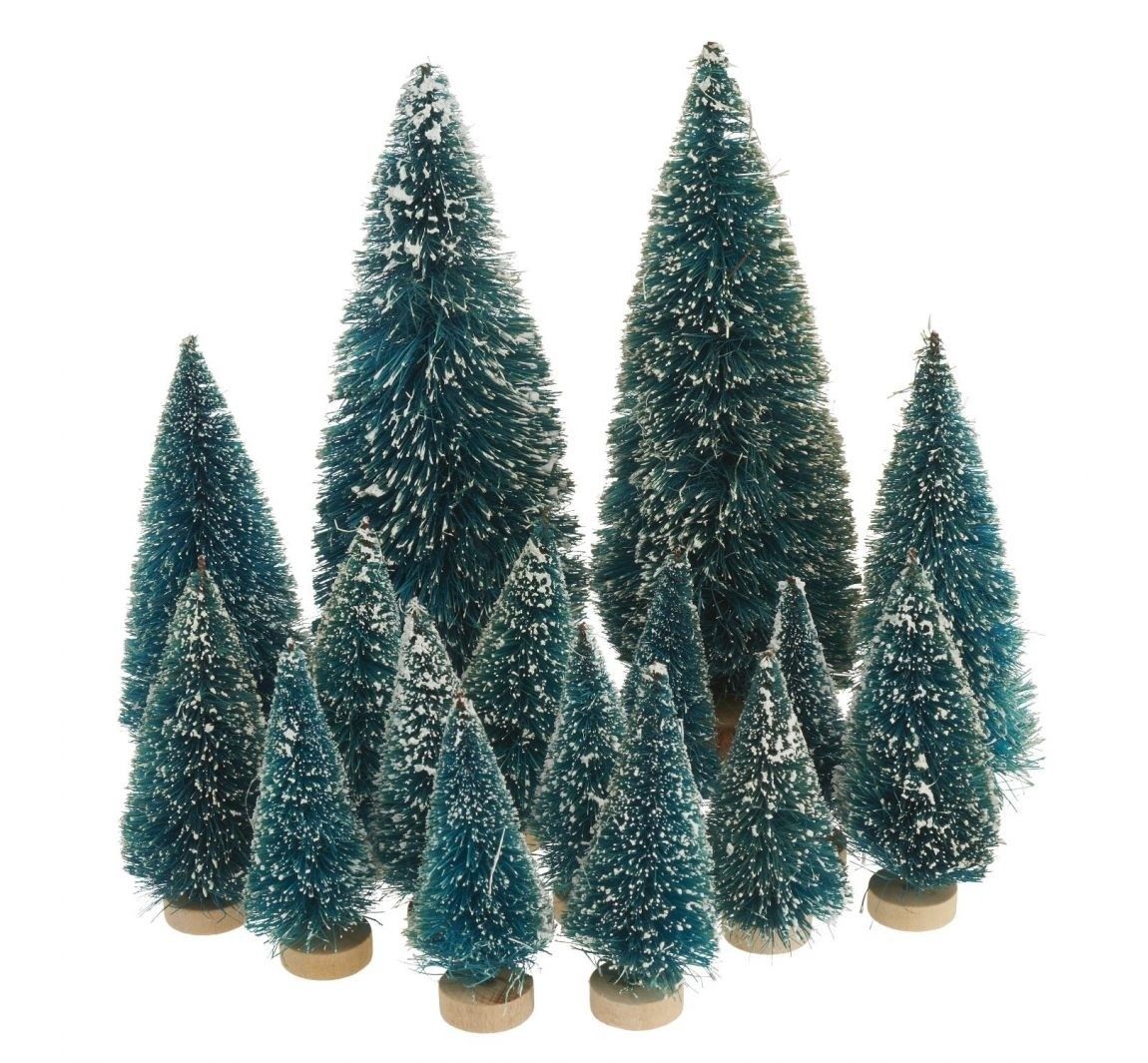 Sapins miniatures enneigés © Pinterest