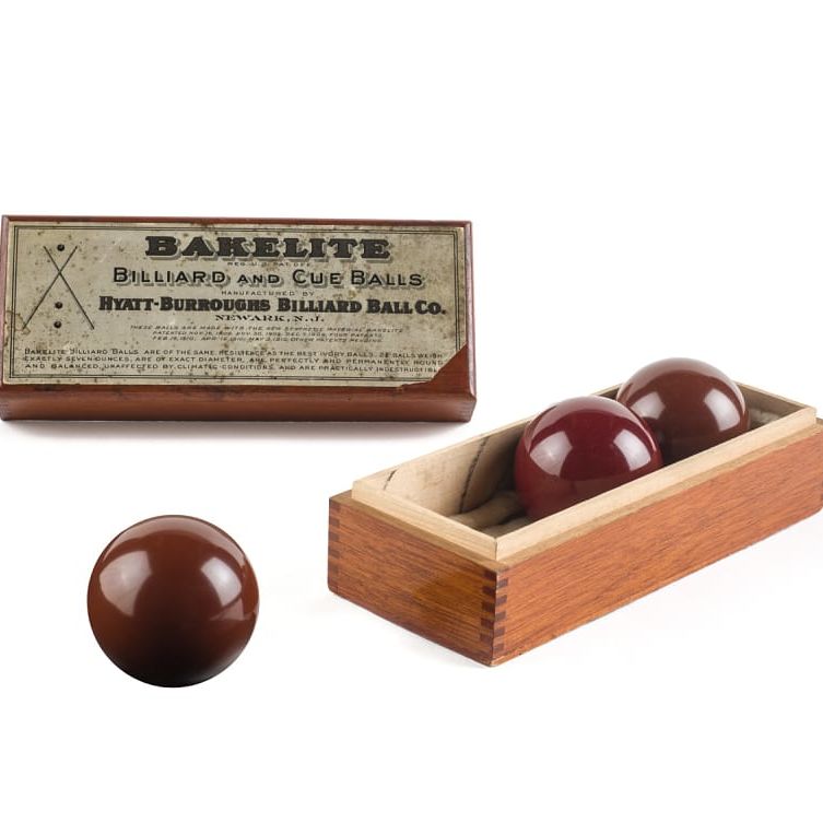 Lot De 3 Boules De Billard Français Anciennes – Pour Jeux De Café, Vintage