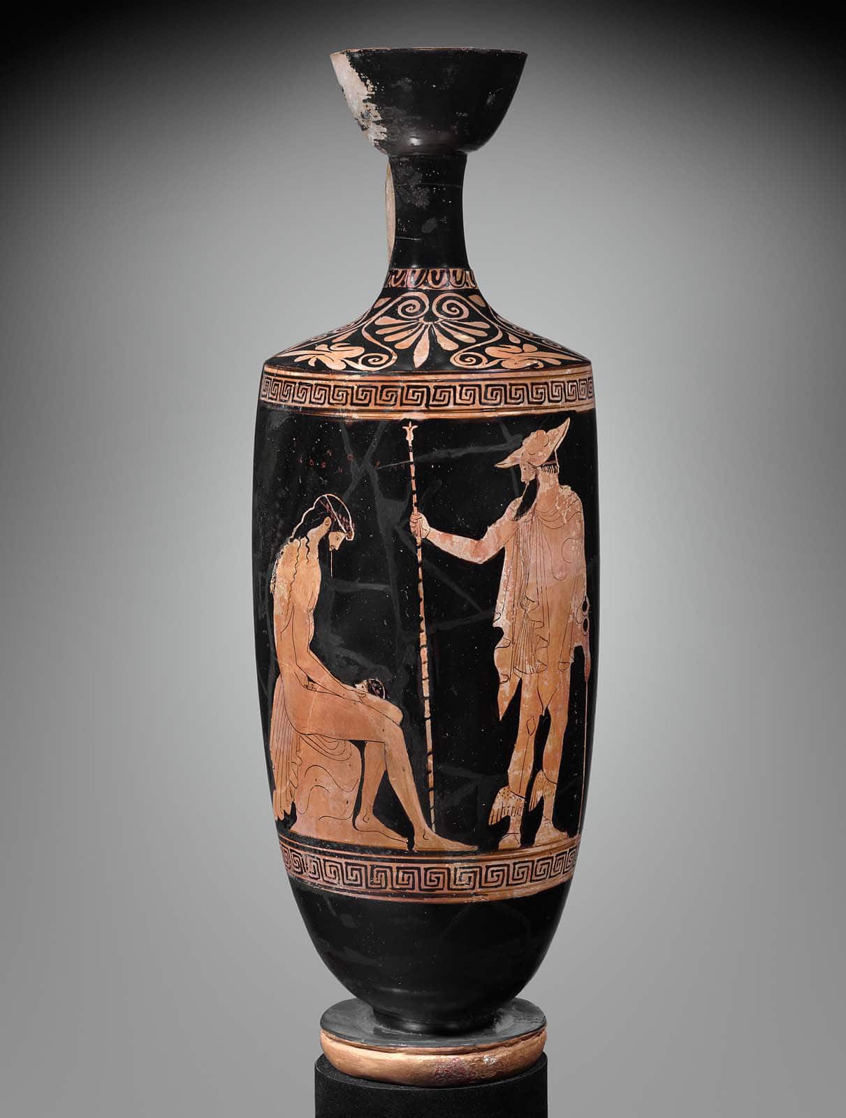 Zeus et Hermès à la naissance de Dionysos Vase attique à figure rouge ca 470 – 460 avant J.C. Museum of Fine Arts, Boston, USA © Museum of Fine Arts, Boston