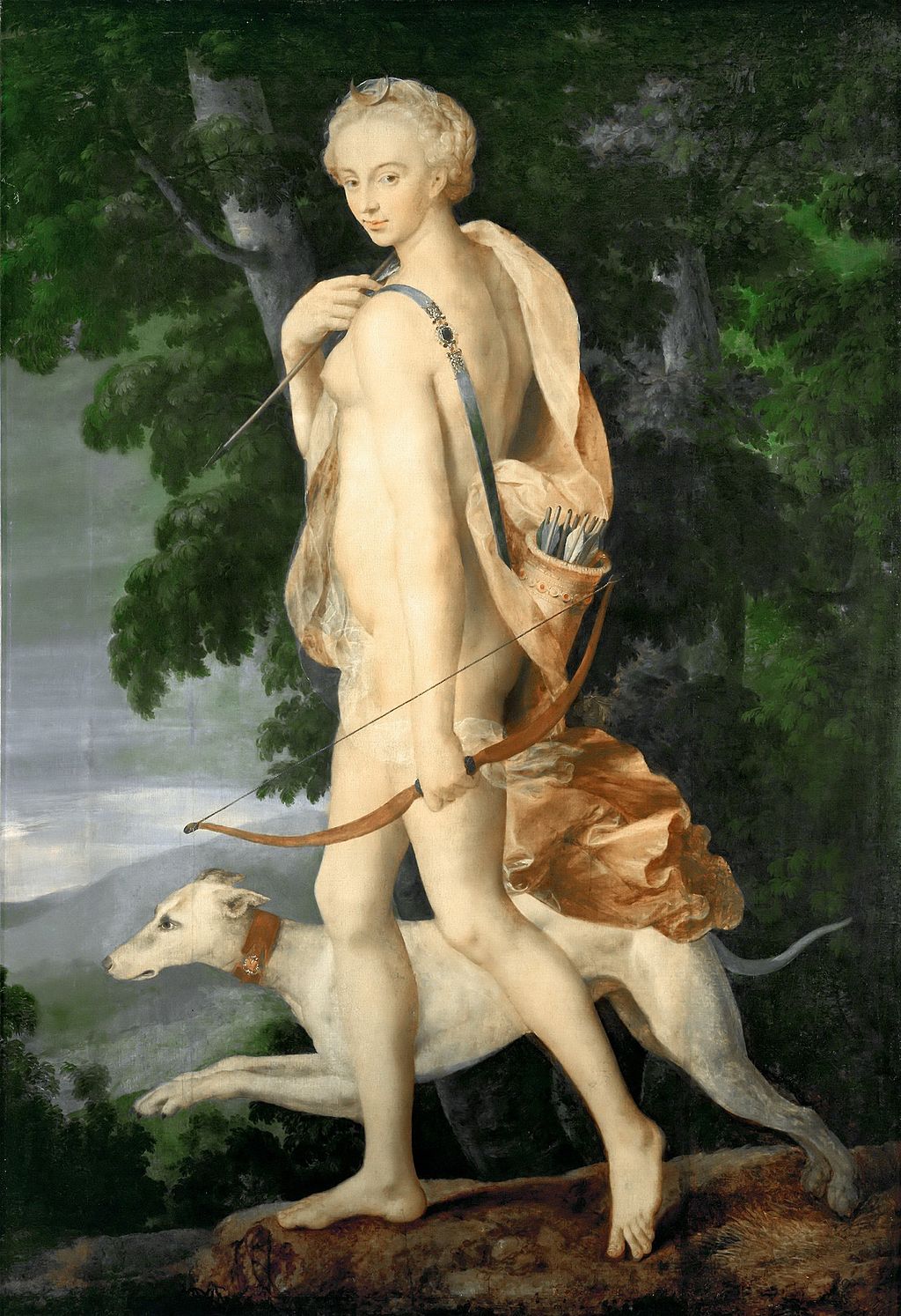 diane-artemis-chasseresse-peinture-histoire-attribut-mythologie