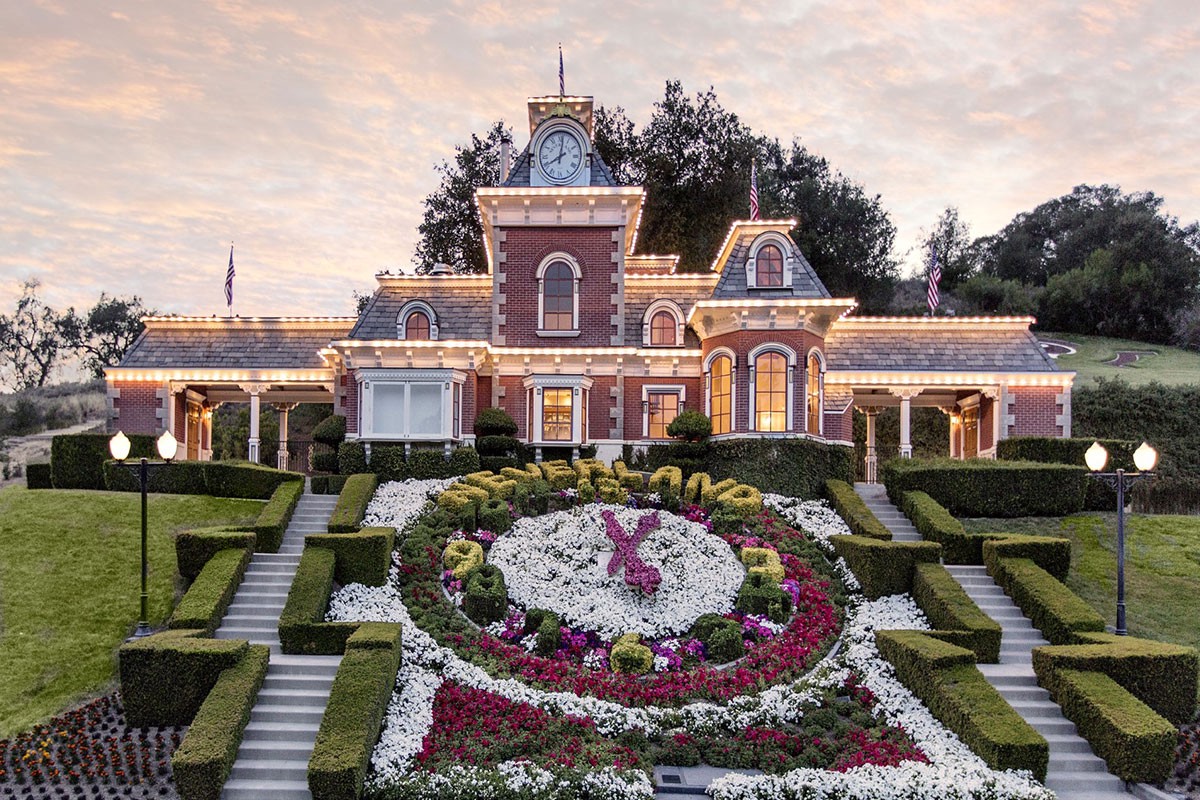 L’horloge florale de la gare de Neverland, Ranch de Michael Jackson © Sotheby’s