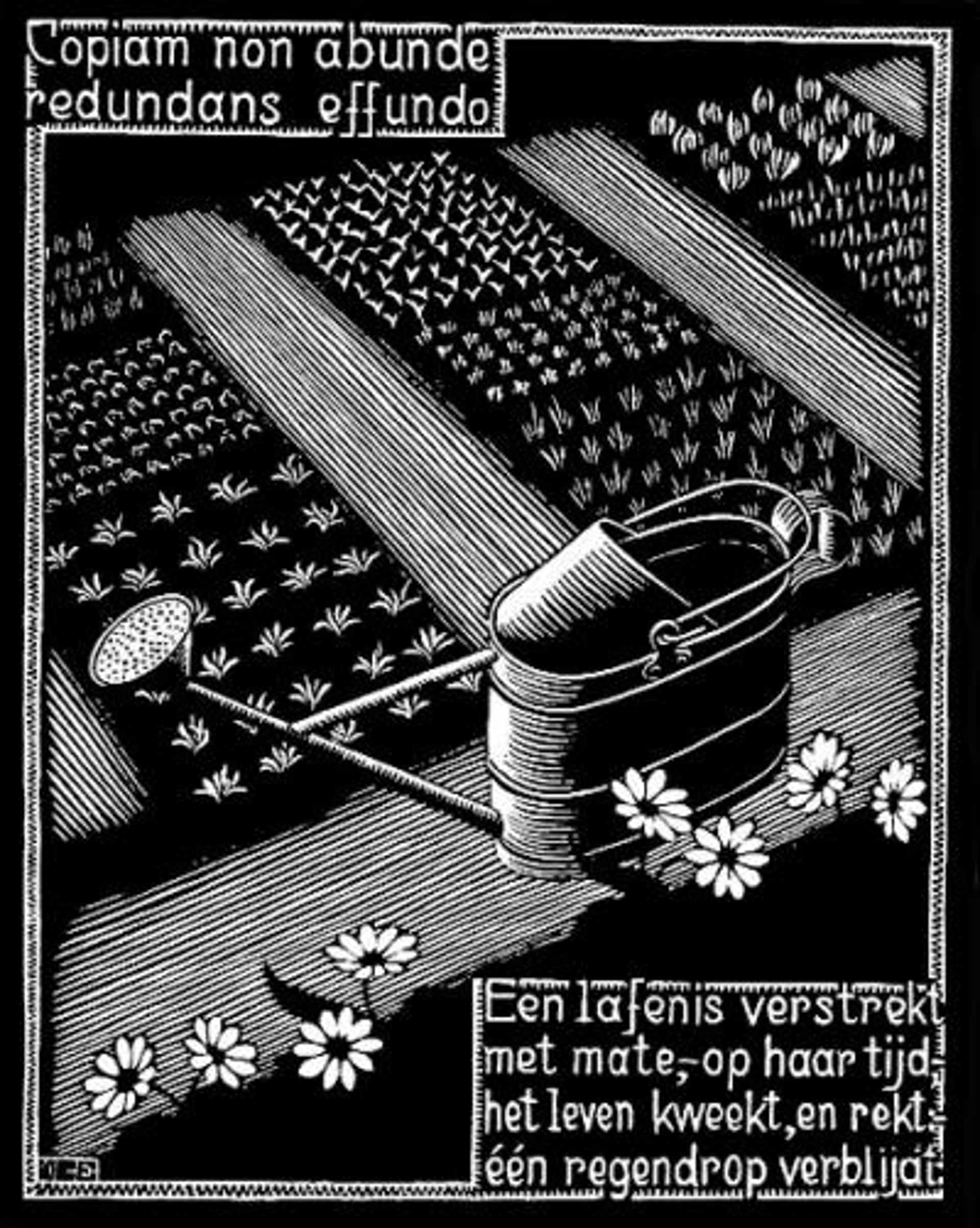 Maurits Cornelis ESCHER (1898-1972), Emblemata - Watering Can, 1931 © The M.C. Escher Company B.V.